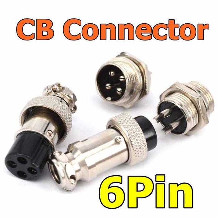 Konektor CB 6 Pin Jack Connector