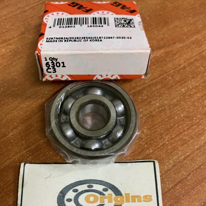 BEARING 6301 C3 FAG ORIGINAL 6301C3