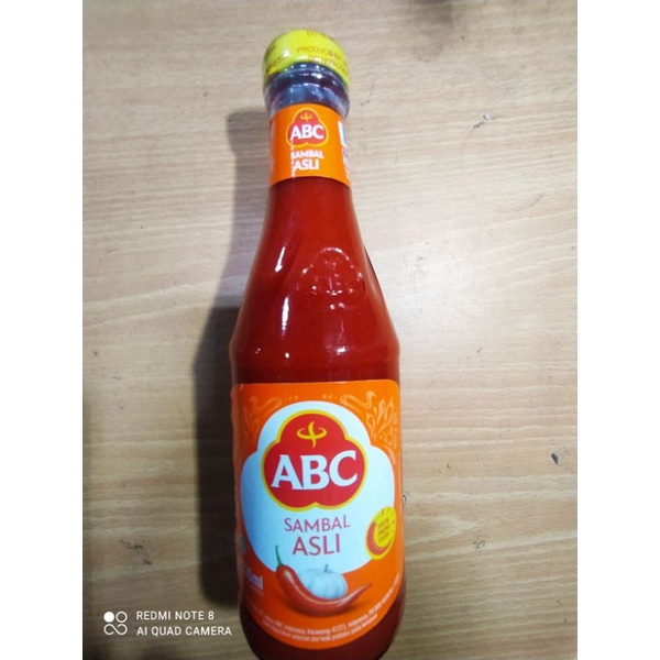 

1 pcs sambal ABC asli 335 ml- 275 ml botol