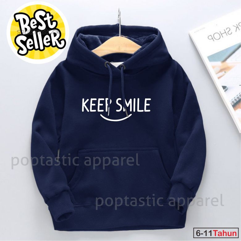 Jaket Distro Sweater Hoodie anak Laki-laki perempuan LOGO BORDIR FLEECE TEBAL