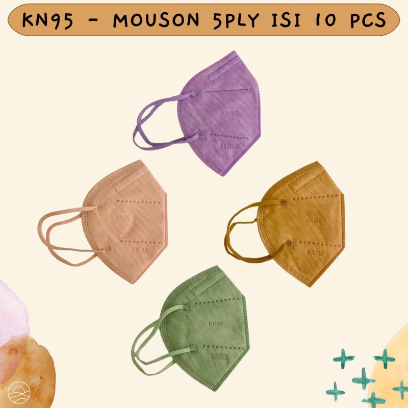 ECER masker KN95 SHUMU/masker MOUSON KN95 emboss / masker mouson 5 ply