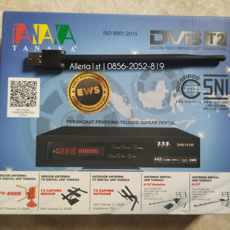 Set Top Box Dvbt2 Tanaka Dongle Wifi Tanaka Shopee Indonesia