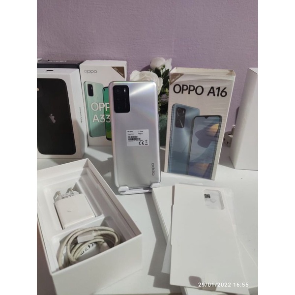 Hp Second Murah Oppo A16 3/32 GB second mulus Fullset