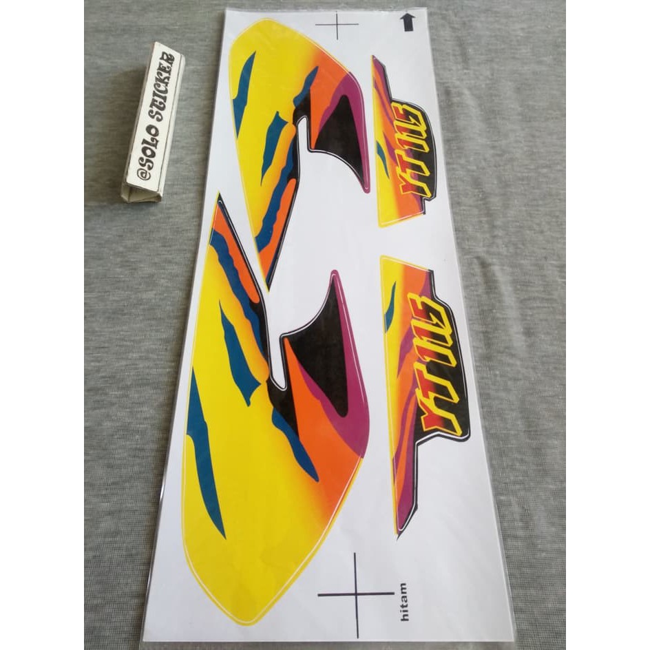 Striping Sticker Variasi Motor Yamaha YT 115 Grafis -3 f1083