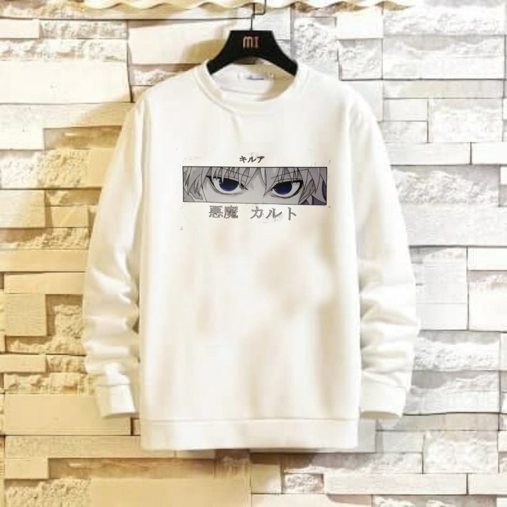 FF - SWEATER CREWNECK KILLUA  // SWEATER PRIA&amp;WANITA Hoodie kilua zoldyck