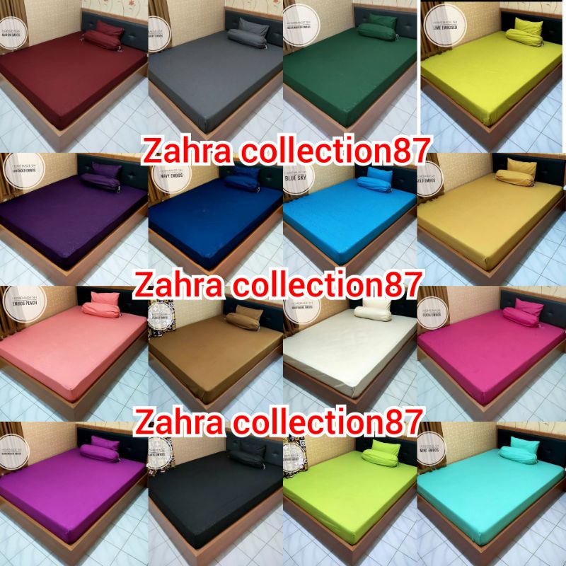SPREI POLOS EMBOS UKURAN 180X200 160X200 120X200 SPREI EMBOS KATUN