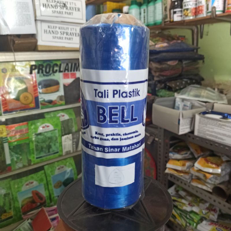 TALI PLASTIK BELL BIRU ( UKURAN BESAR ) UNTUK MENGIKAT  TANAMAN