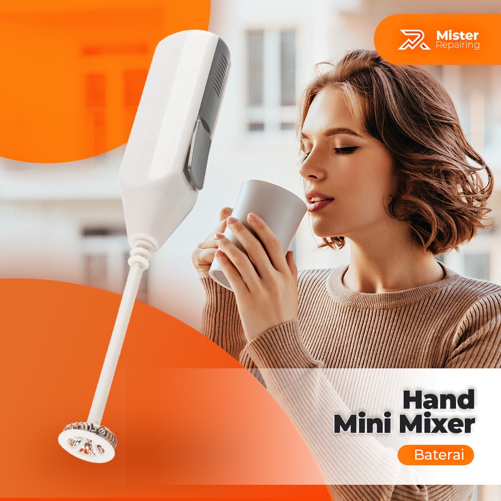 Hand Mini Mixer Portable Pengaduk Minuman