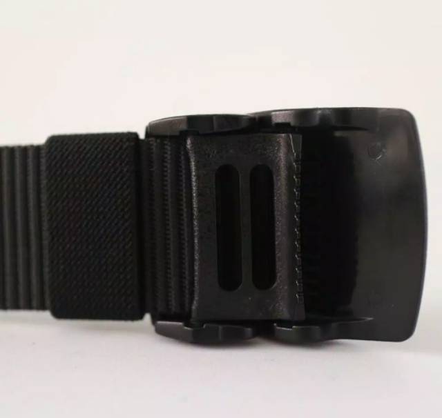 Sabuk Anti Metal Detector Gesper Tali Ikat Pinggang Pria Canvas Anti Xray - Hijau Army