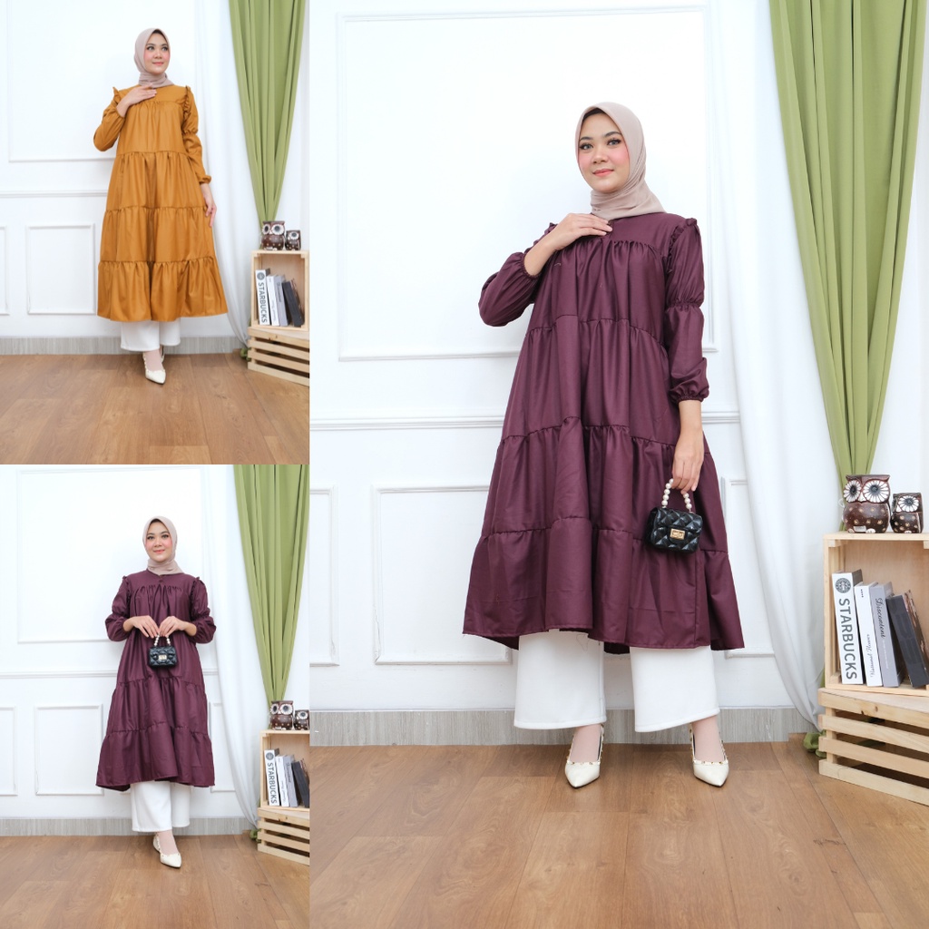 LIVI MIDI DRESS KATUN IMPORT PREMIUM LOOKS GBM