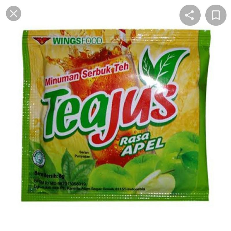 

tea jus apel isi 10 sachet