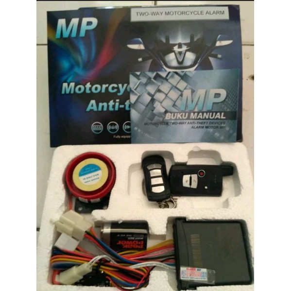 alarm motor MP two way remote wireless universal.