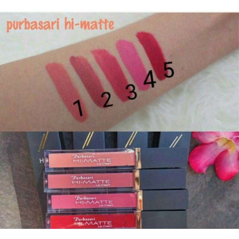 Purbasari Hi-Matte LipCream.