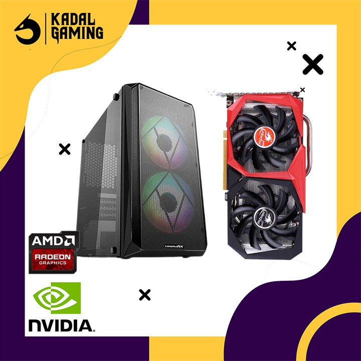 PC GAMING AMD A8 9600 VGA NVIDIA GTX 1650 4GB PUBG APEX VALORANT LIVE