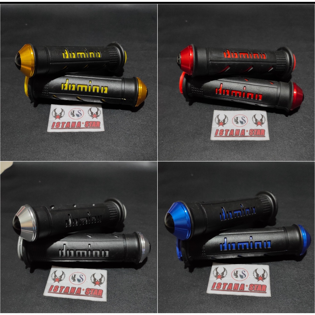 Grip Domino Handgrip Domino Karet Empuk Universal Honda Yamaha Suzuki Kawasaki