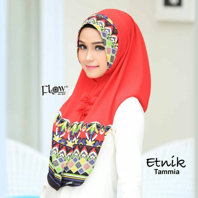 Hijab Tammia Etnik Ori Flow