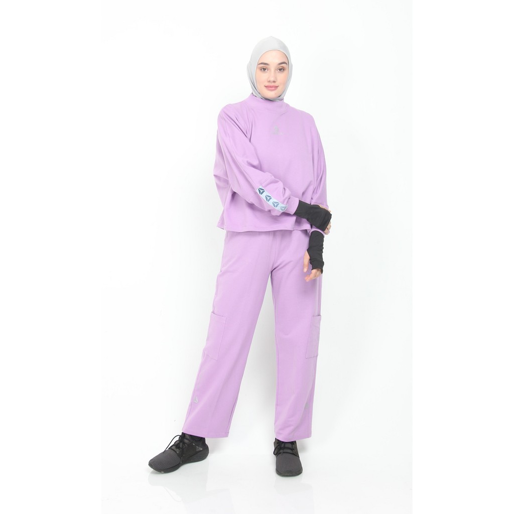 MIVVA+ - 90S Sweater & Cargo Training ( Baju Olahraga Wanita )-2
