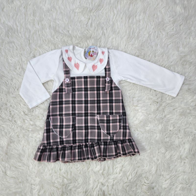 baju bayi perempuan dress lengan panjang baby girl