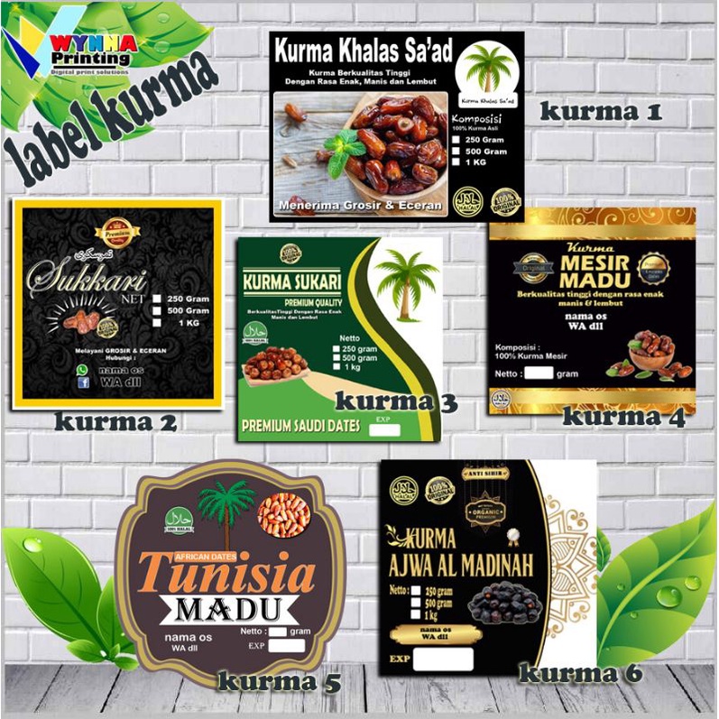 

Label Stiker Kurma ORI (stiker makanan)