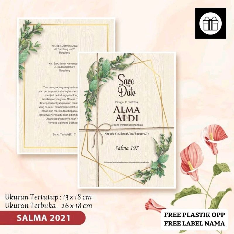 Cetak Undangan Salma 197
