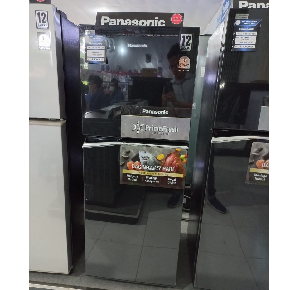 Kulkas 2 pintu Panasonic NR BB 201 Q PK