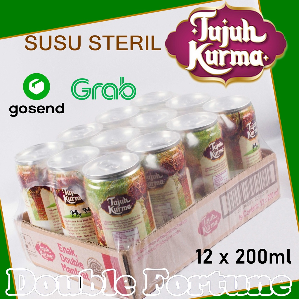 TUJUH KURMA  SUSU STERIL 12X189ML