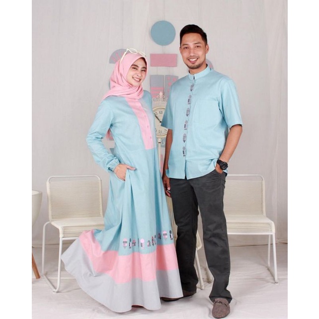 Dannis sarimbit D'shape Blue