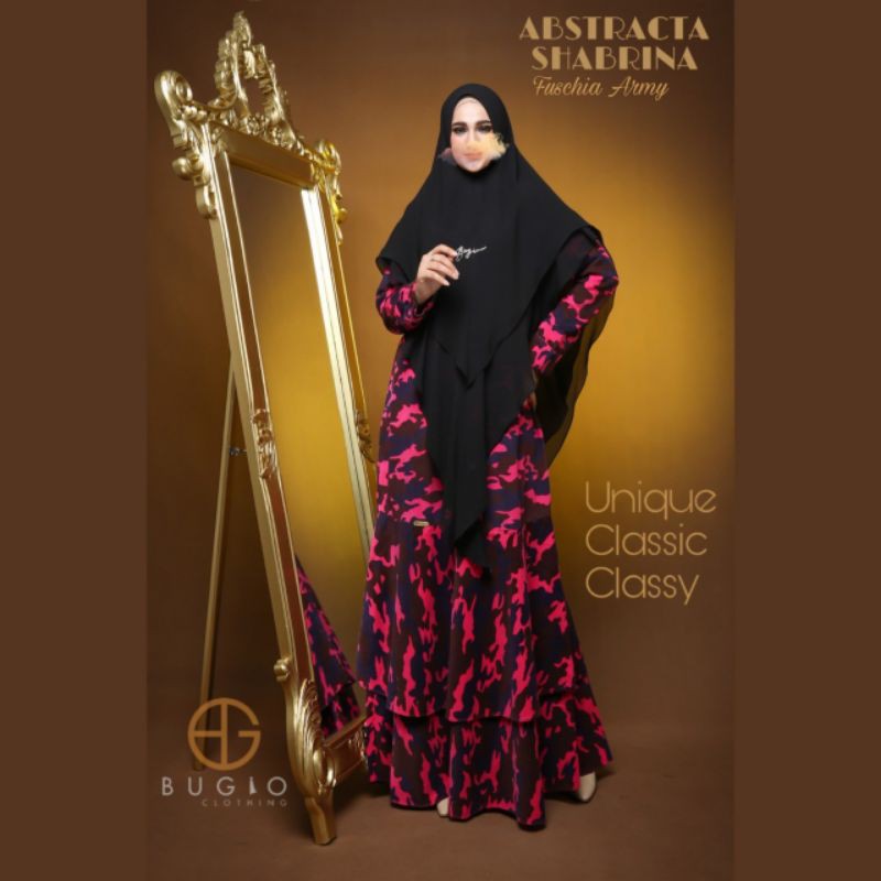 Bugio Clothing Abstracta Shabrina Gamis Corduroy Motif griya_mey