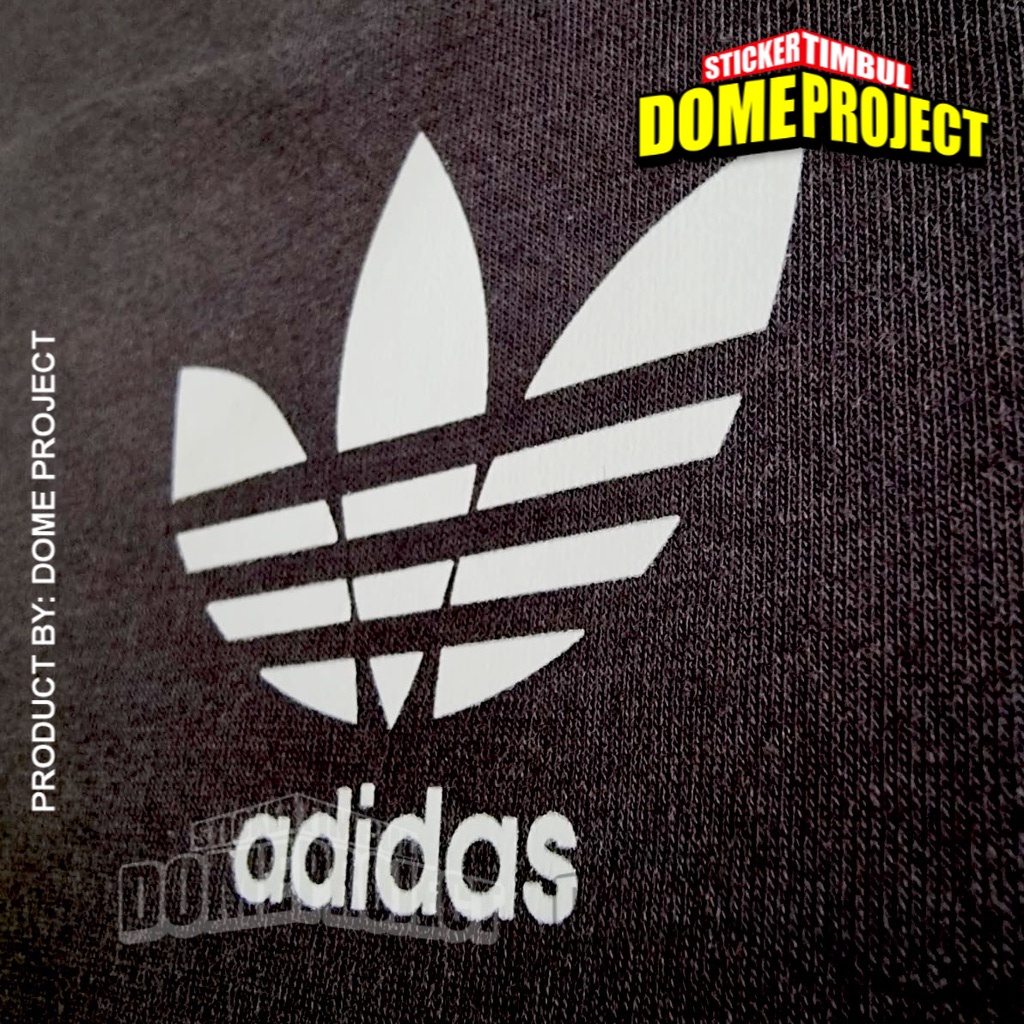 STIKER BAJU ADIDAS IRON PATCH SATUAN SABLON SETRIKA