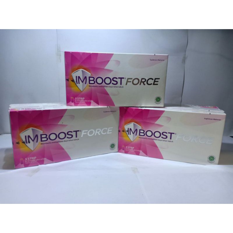 Imboost Force Tablet Dan Imboost Tablet/ Strip 10 Tablet