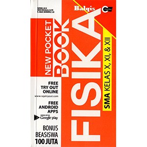 

NEW POCKET BOOK FISIKA SMA KELAS X, XI, & XII