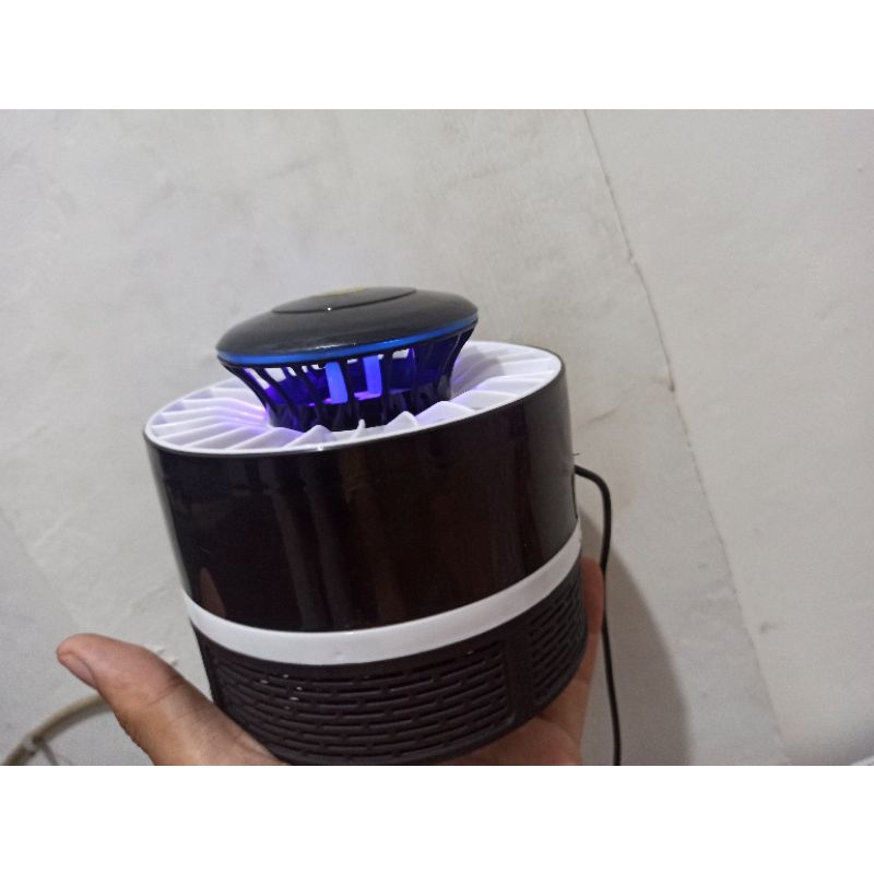 Mitsu Jebakan Perangkap Nyamuk lalat sedot angin Kipas Lampu USB LED UV Ultraviolet Elektrik killer Mosquito