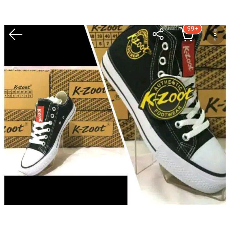 sepatu k-zoot pendek panjang