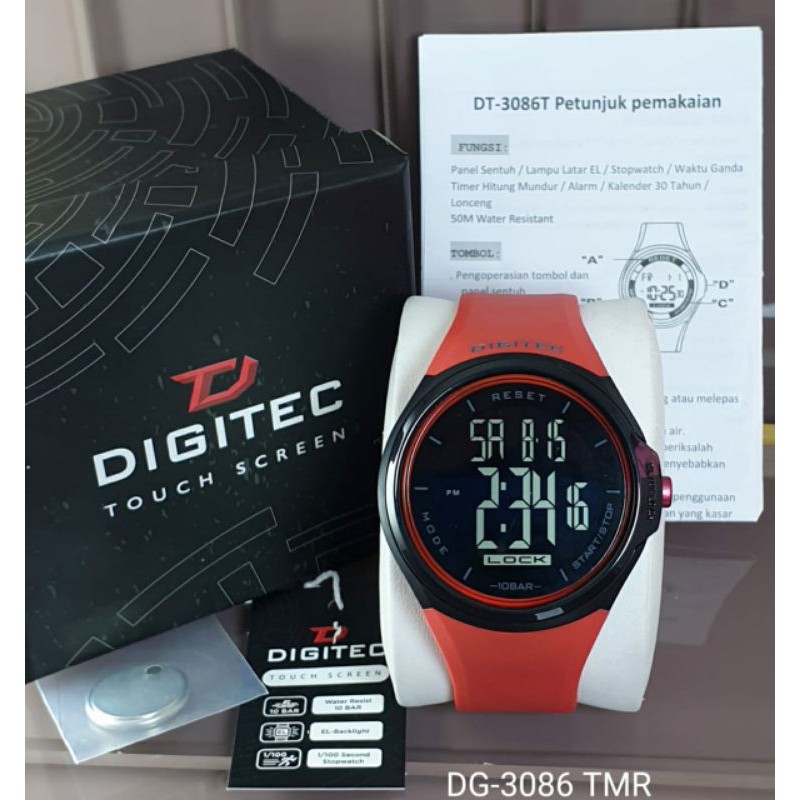 JAM TANGAN PRIA DIGITEC 3086 TOUCH SCREEN