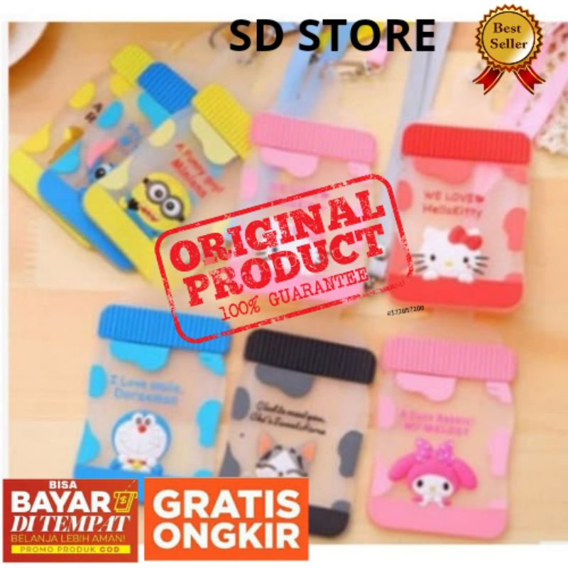 

ID Card Holder Kartun Tempat Kartu Motif Kartun Lucu Grosir Murah