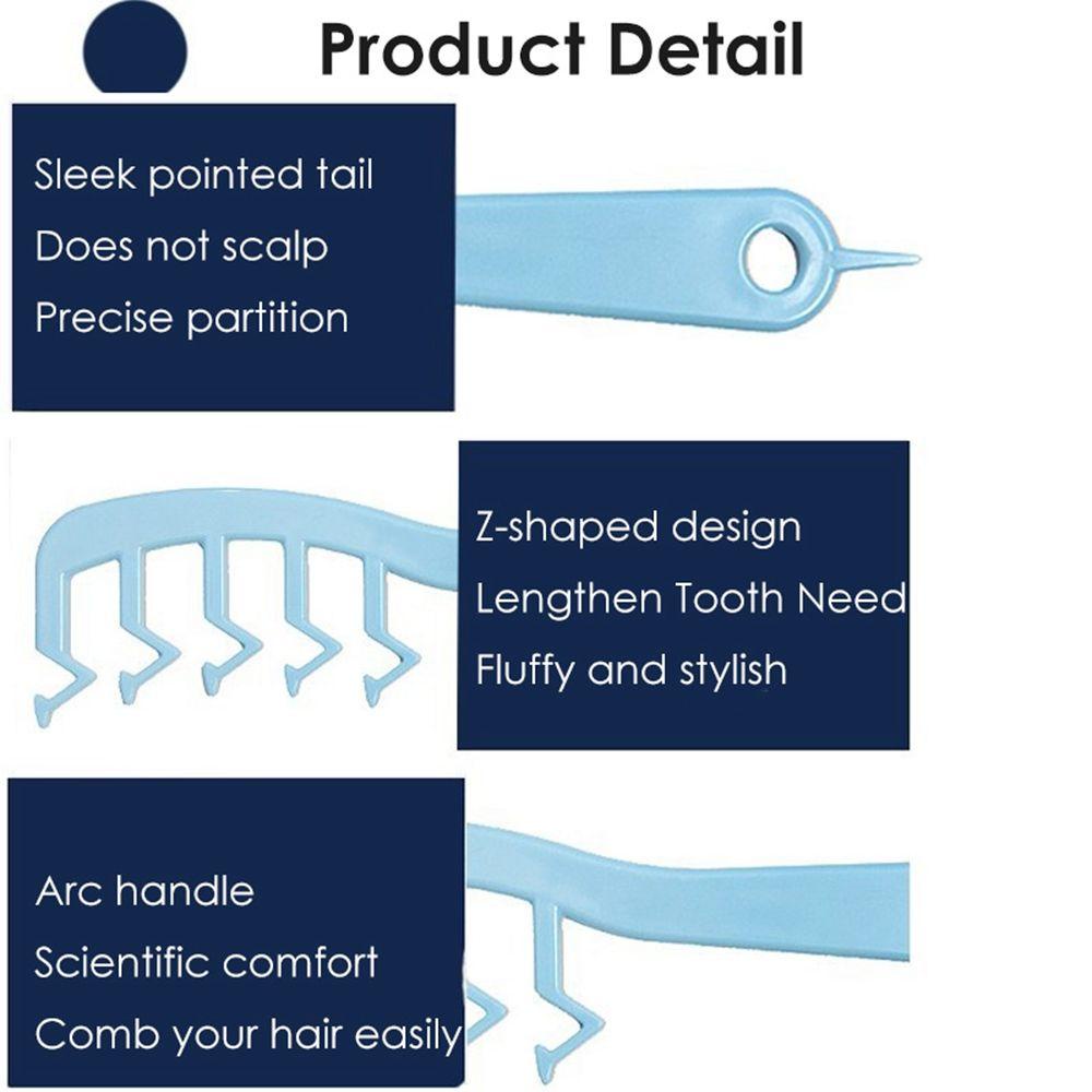 Sisir Bentuk Z Bahan ABS Untuk Tata Rambut