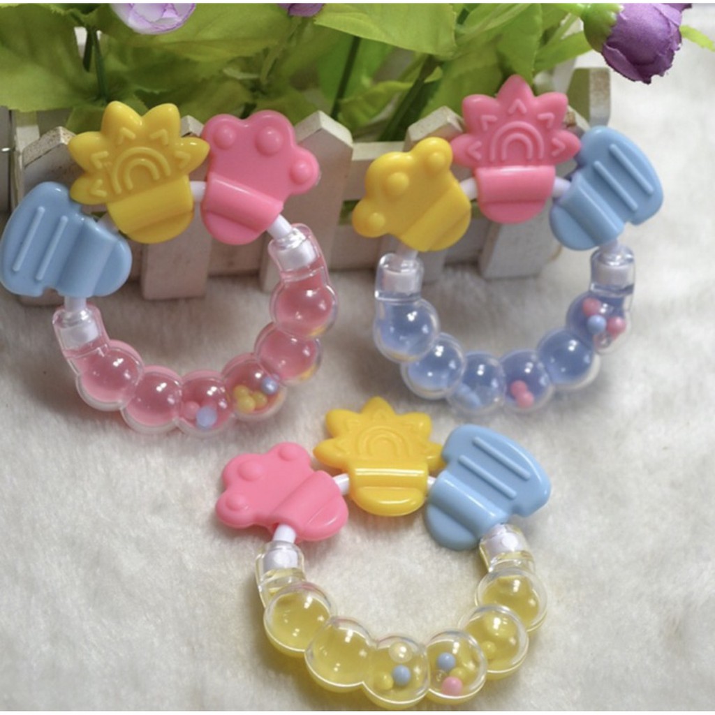 TEETHER KERINCING (gigitan bayi) Melatih Visual dan Pendengaran Bayi CBKS LC