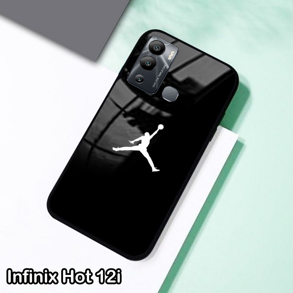 Softcase Glass Kaca Infinix Hot 12i Terbaru [FC27] Case Motif Infinix Hot 12i - Casing Hp Infinix Ho