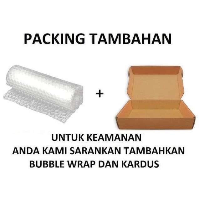 

Extra Packing Bubble Wrap dan Kardus Langsung Packing