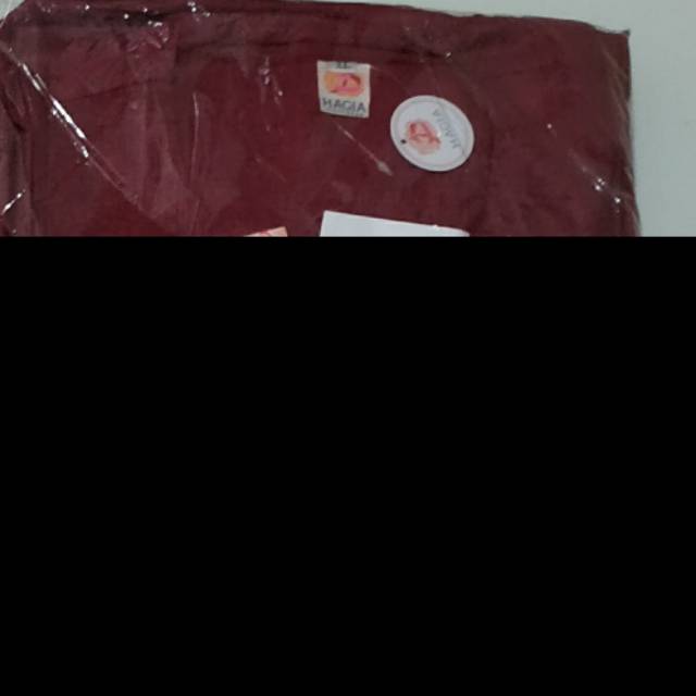 Hagia Sleepwear Maroon (freebooked size xl dan xxl)