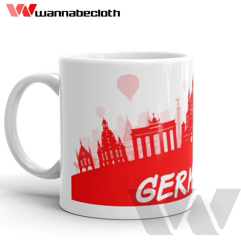 Gelas Germany Jerman Mug Germany Jerman Souvenir Germany Jerman Mug World City