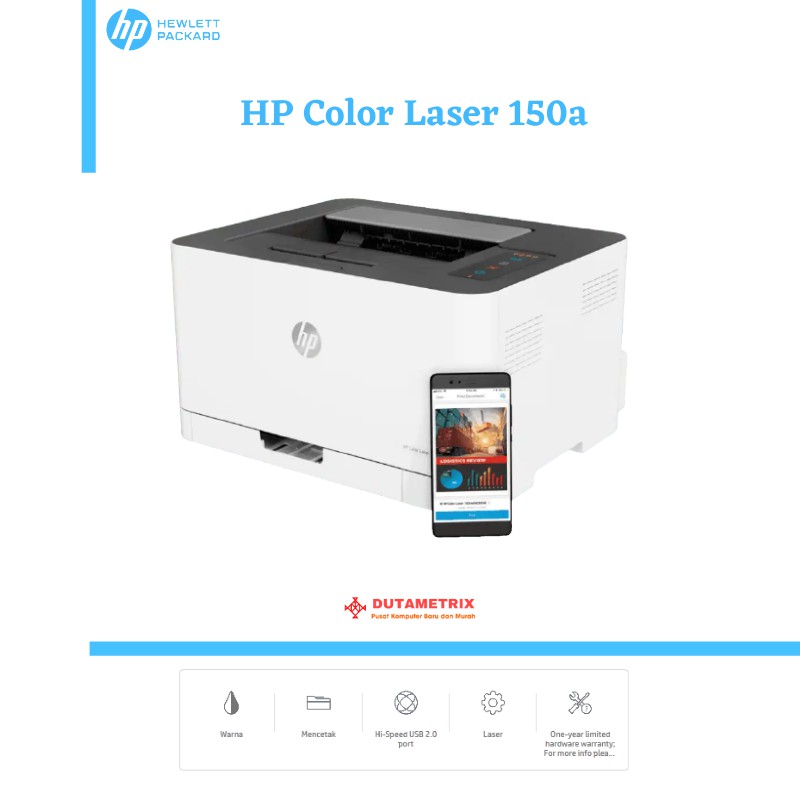 Hp Color Laser 150a Printer Shopee Indonesia