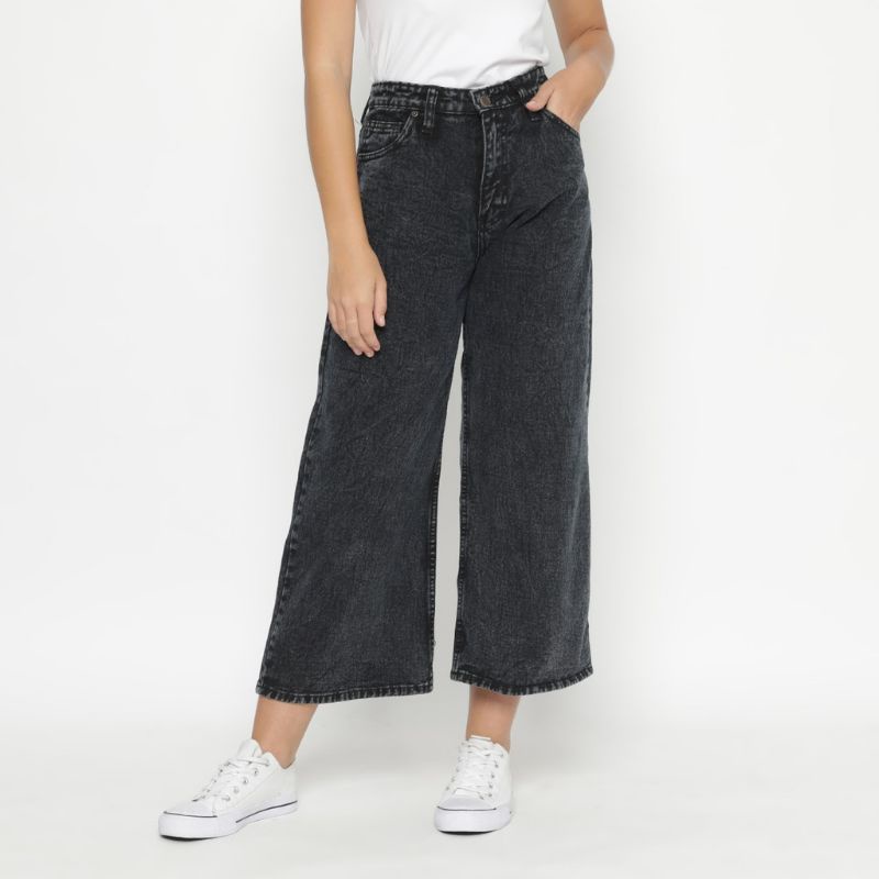 grosir_solo || KULOT JEANS MEISHA || CELANA KULOT WANITA||KULOT JEANS SNOW_PREMIUM_JEANS OOTD