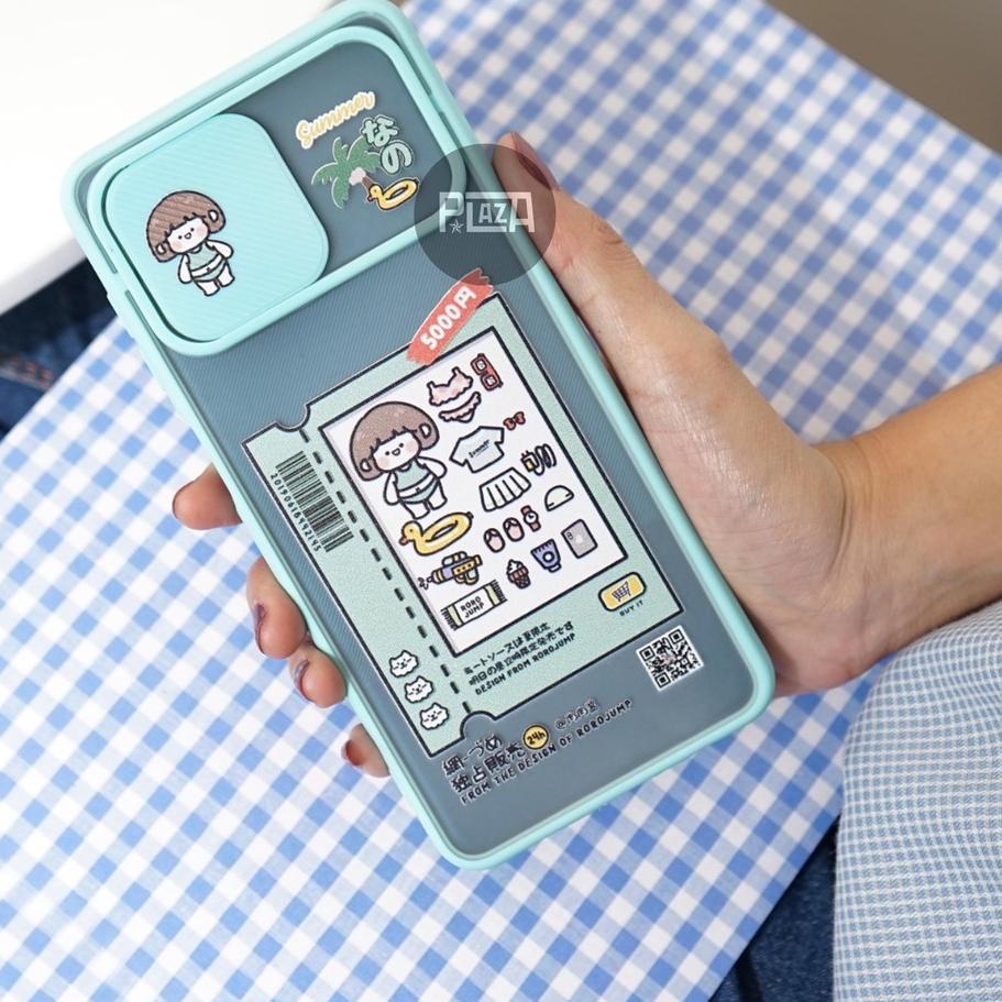 Softcase Slide Camera PKG03 For VIVO Y91C Y91 Y93 Y95 Y20 Y20S Y12S Y30 Y50 Y12 Y15 Y17 Y21 Y21S Y33