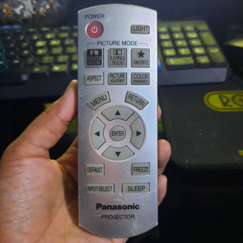 REMOTE REMOT PROYEKTOR PROJECTOR PANASONIK N2QAYB000064 ORIGINAL ASLI