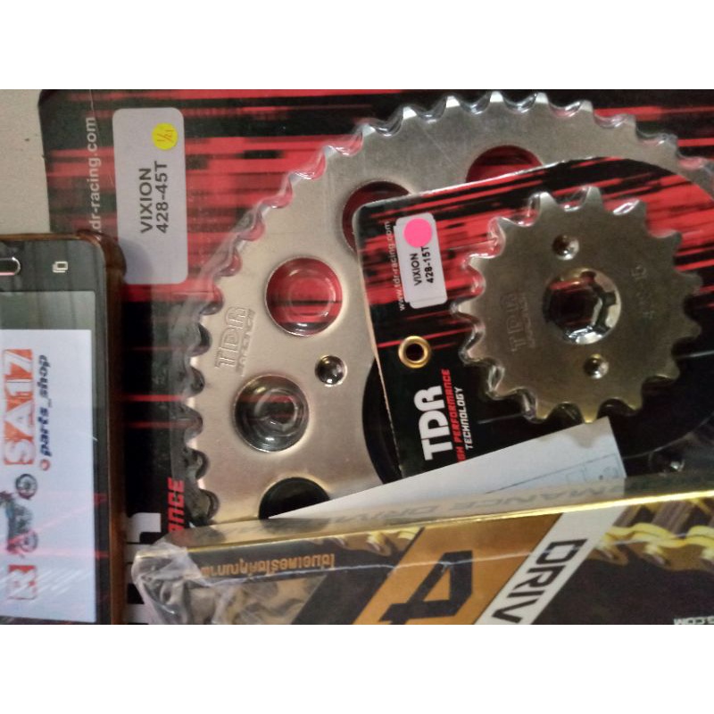 GEAR GIR SET VIXION / VIXION NEW / R15 V1 / R15 V2 TDR ORIGINAL