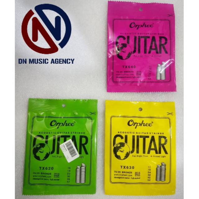 Senar gitar akustik orphee string