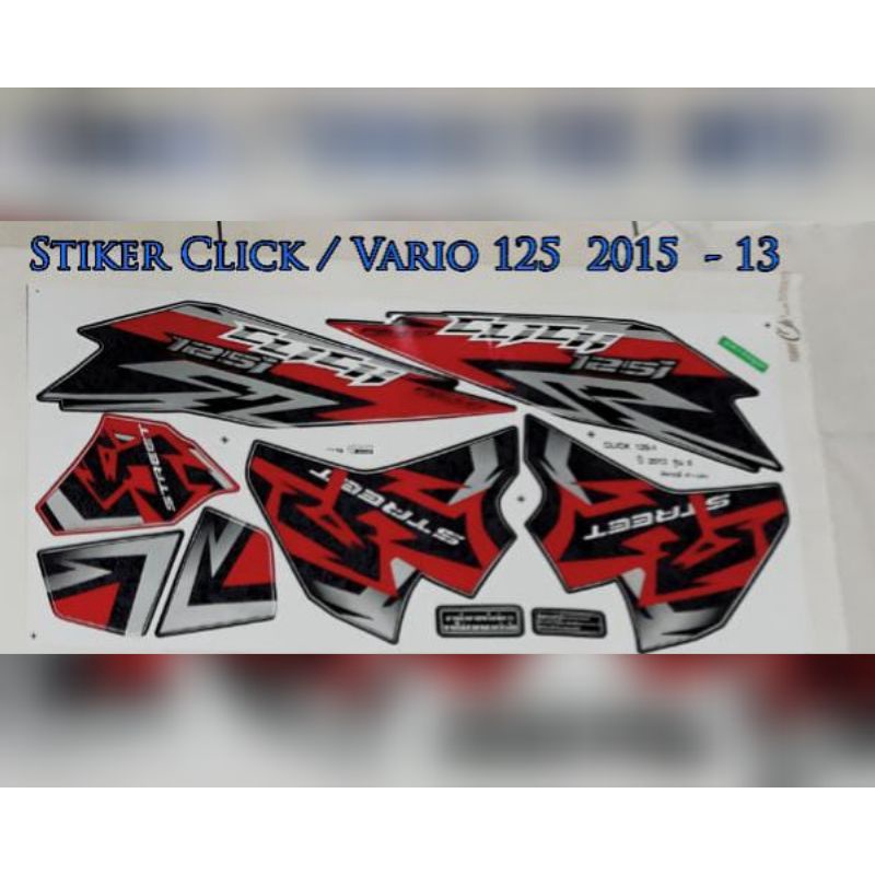 Stiker Click Vario Tebal