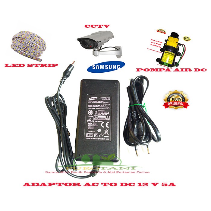Adaptor pompa air DC 12v 5a dinamo DC 12 Volt