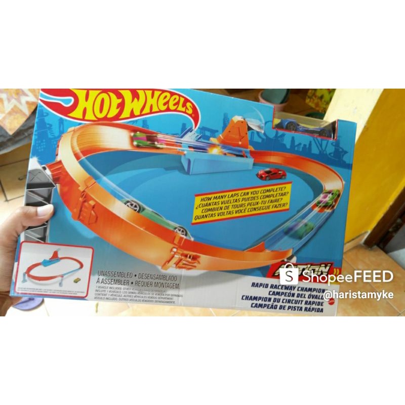 Rapid Raceway Champion - Hot Wheels Track Playset
